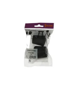 Puntali esterni tondi neri ø 32 mm. 2 pz.