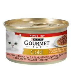 Purina gourmet gold delizia in salsa salmone per gatti - 85 gr