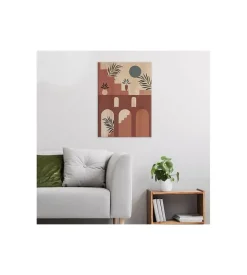 Quadro in legno "architetctures colours", 47x67 cm