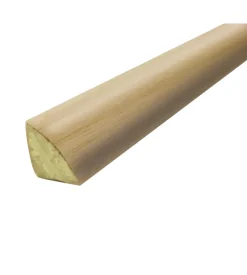 Quarto di tondo ayous grezzo 14 x 14 x 3000 mm