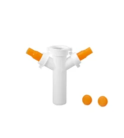 Raccordo bianco 2 vie fem lavatr