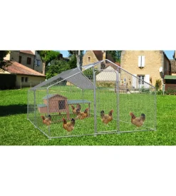 Recinto per animali habrita "enc 3040 25 gjm" in acciaio zincato 300x400x220 cm