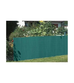 Recinzione da esterno in pvc eurogarden monofacciale verde 3x1 metri