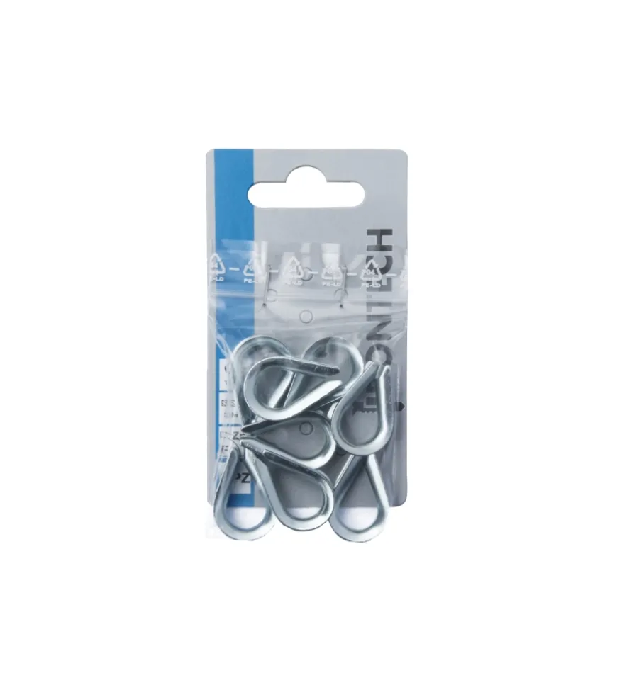 Redance per funi ø 3 mm. in acciaio zincato 8 pz.