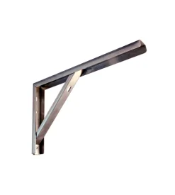 Reggimensola ultra robusta "ripostiglio" - 400 x 180 mm. - zincato bianco