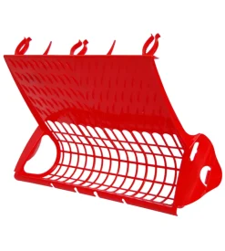 Rete concava per secchio con ganci appendi attrezzi