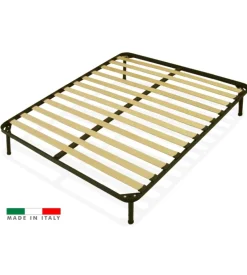 Rete matrimoniale con 13 doghe in legno 160x190 cm