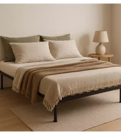 Rete matrimoniale con 13 doghe in legno 160x190 cm