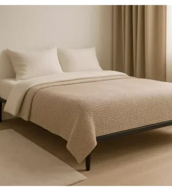 Rete matrimoniale con gambe in kit con 12 doghe 160x190 cm