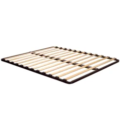 Rete matrimoniale con gambe in kit con 12 doghe 160x190 cm