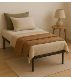 Rete singola con 13 doghe in legno 80x190 cm