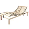 Rete singola dormir "eco relax" motorizzata wireless in legno 80x190 cm