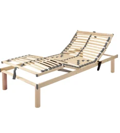 Rete singola dormir "eco relax" motorizzata wireless in legno 80x190 cm