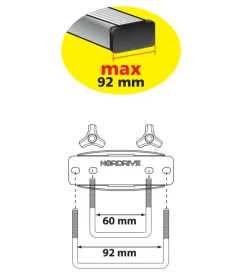 Ricambio kit fissaggio standard  n60000k