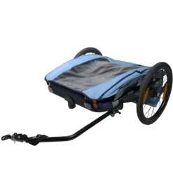Rimorchio passeggino bici 2in1 azzurro - bellelli