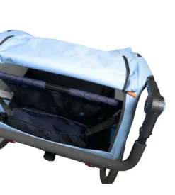 Rimorchio passeggino bici 2in1 azzurro - bellelli