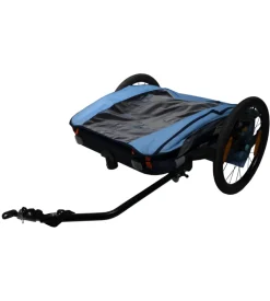 Rimorchio passeggino bici 2in1 azzurro - bellelli