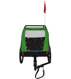 Rimorchio passeggino bici bellelli "trailblazer" 2 in 1 verde chiaro, 41 kg