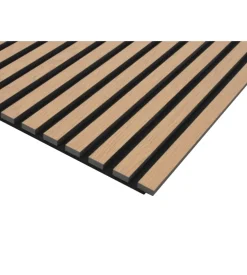 Rivestimento murale fonoassorbente kimono "premium" rovere, 19x572,5x1200 mm