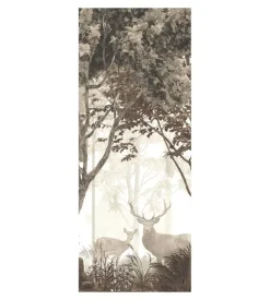 Rivestimento per porta in vinile fantasia "scandinavian forest", 210x83 cm