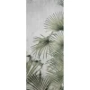 Rivestimento per porta in vinile fantasia "vintage tropical", 210x83 cm