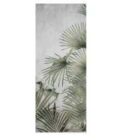 Rivestimento per porta in vinile fantasia "vintage tropical", 210x83 cm