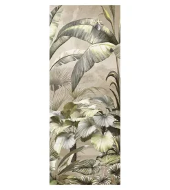Rivestimento per porta in vinile fantasia "sogno tropicale", 210x83 cm