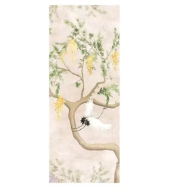 Rivestimento per porta in vinile fantasia "texture giapponese", 210x83 cm