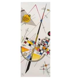 Rivestimento per porta in vinile fantasia "kandinsky", 210x83 cm