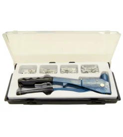 Rivettatrice + rivetti assortiti
