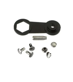 Rivetti 11 mm. - ottone nichelato - 20 pz.