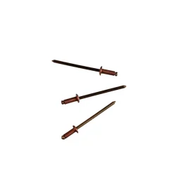 Rivetti ciechi in rame ø 3,2 x 10 mm. 50 pz.