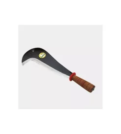 Roncola maremma manico cuoio con protezione