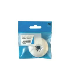 Rosetta in abs bianca ø interno 10/16 mm.