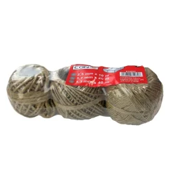 Rotoli spago 3 pz. misure 10 - 20 - 30 mt.