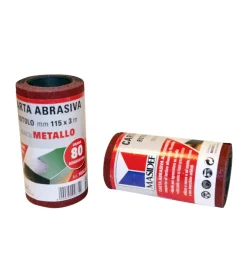 Rotolo carta abrasiva per metallo grana 80