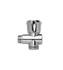 Rubinetto a 3 vie sottolavabo con attacchi da 1/2", 1/2" e 3/4"