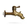 Rubinetto per fontana da giardino in ottone bronzato r2 da 1/2" - kam