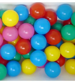 Sacca 100 palline per bambini colorate e morbide