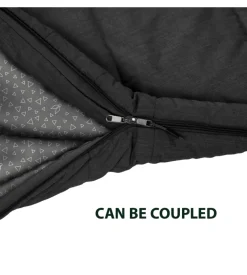 Sacco a pelo con scomparto per cuscino dedicato brunner 