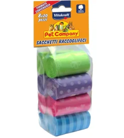 Sacco raccoglifeci pacco 8 rotoli - vitakraft