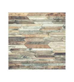 Salvapavimenti "vintage wood" in vinile spessorato, 100x150 cm