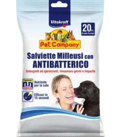 Salviette milleusi con antibatterico - 20 pezzi