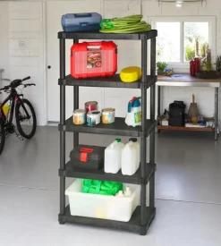 Scaffale 5 ripiani in polipropilene 