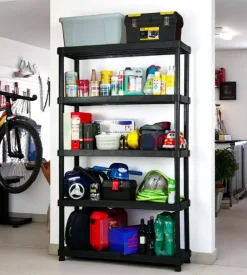 Scaffale 5 ripiani in polipropilene 