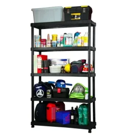 Scaffale 5 ripiani in polipropilene 