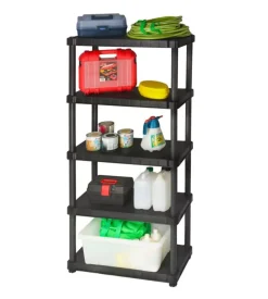 Scaffale 5 ripiani in polipropilene 