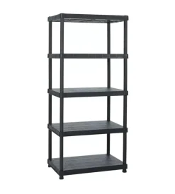 Scaffale 5 ripiani in polipropilene 