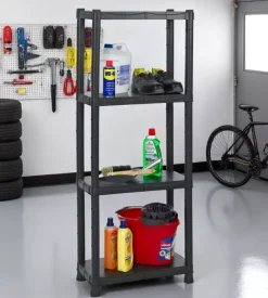 Scaffale 4 ripiani in polipropilene 