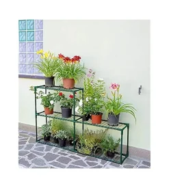 Scaffale a ripiani da esterno verdemax 142x30x98 cm